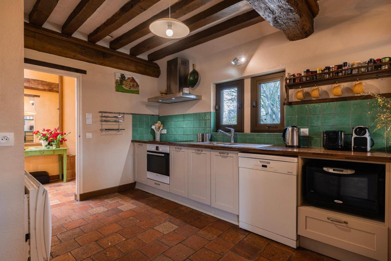 Maison "Jardin Gaillard" Bieville-en-Auge Exteriör bild