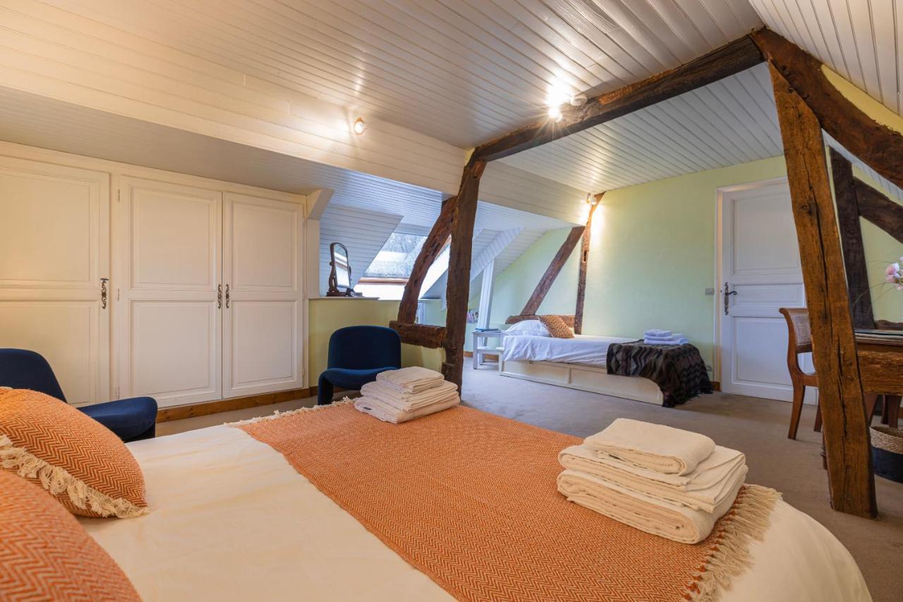 Maison "Jardin Gaillard" Bieville-en-Auge Exteriör bild