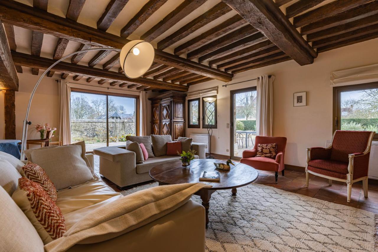 Maison "Jardin Gaillard" Bieville-en-Auge Exteriör bild