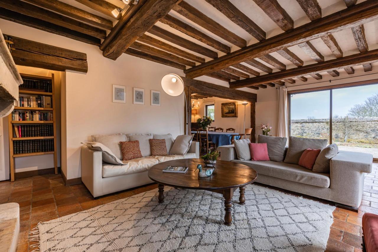 Maison "Jardin Gaillard" Bieville-en-Auge Exteriör bild